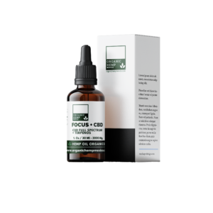 CBD Focus ELITE Organic Hemp México 30 ML / 3000 MG + Terpenos cannatlan