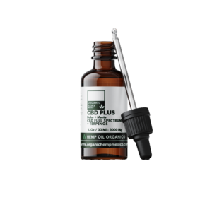 CBD Plus Organic Hemp México 3000mg 30ml Full Spectrum + Terpenos cannatlan