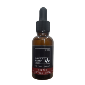 CBD Isolate (Cbd Aislado) Organic Hemp México 1000mg 30ml cannatlan