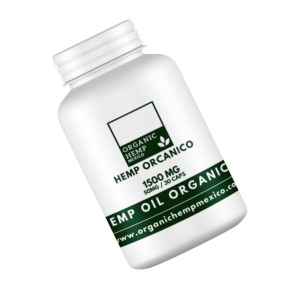 CBD Full Spectrum Cápsulas Softgel Organic Hemp México 1500mg 30pz cannatlan