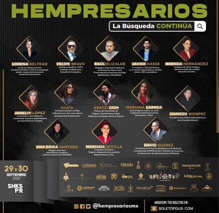 Segunda Edición de Hempresarios 29 y 39 de septiembre 2021 Foro Shakespeare cannatlan