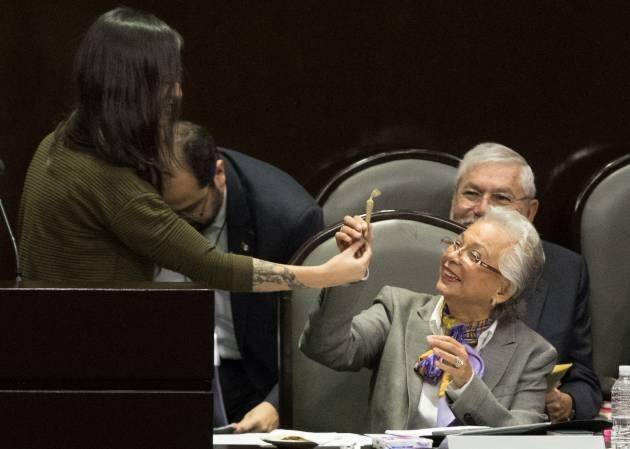 Olga Sanchez anuncio agenda legislativa marihuana en el senado cannatlan