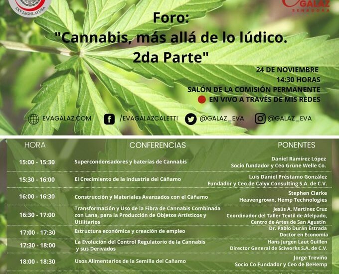 foro “Cannabis, más allá de lo lúdico. 2da Parte” cannatlan