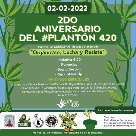 2ndo Aniversario de Planton420 cannatlan