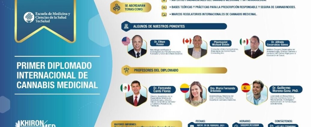 Tec de Monterrey lanza diplomado sobre medicina cannabica cannatlan