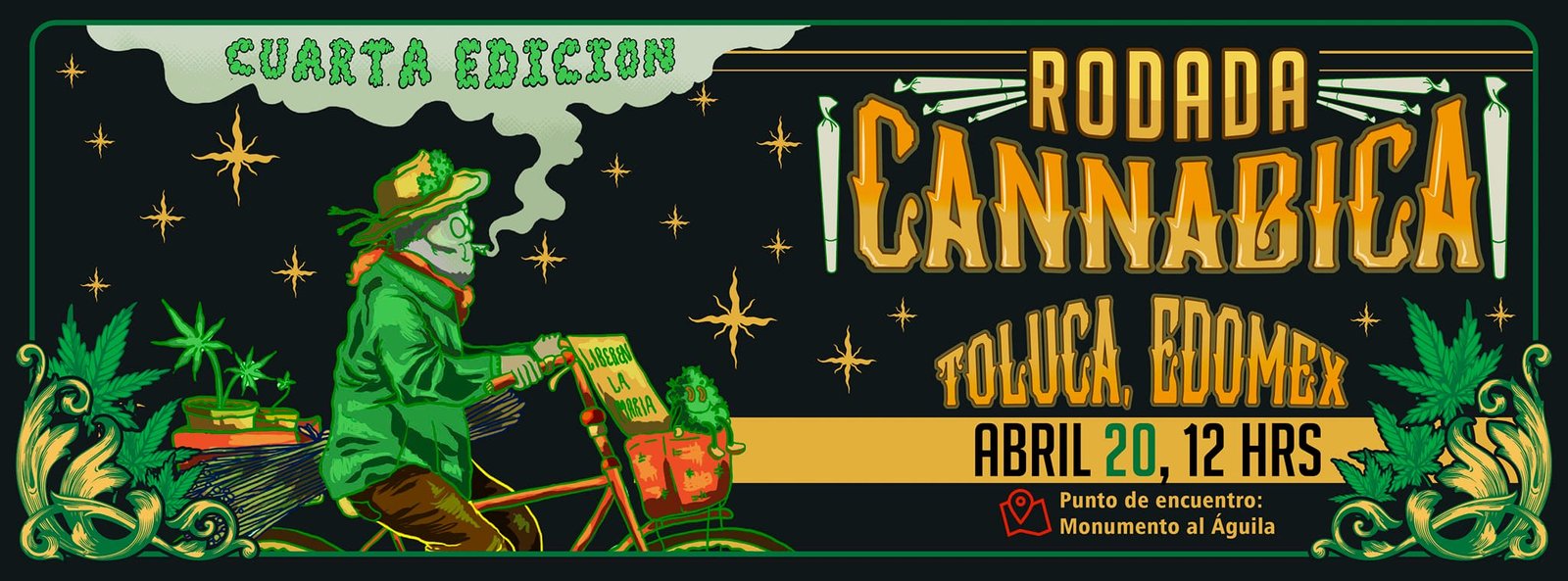 Rodada Cannábica Toluca edición 04/20 2022