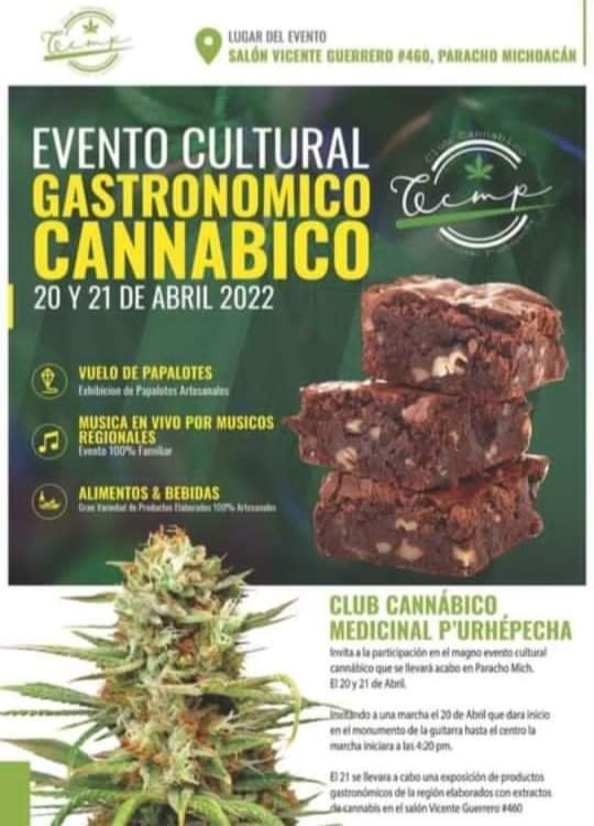 Evento cultural gastronomico cannabico paracho michoacan cannatlan