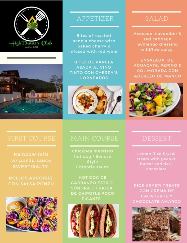 Cena Mágica de 5 tiempos en Puerto Vallarta 30 de abril 2022 cannatlan High Dinner Club cannatlan
