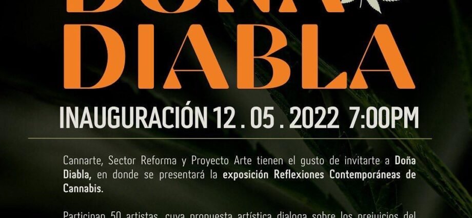 Exposicion Doña Diabla 50 artistas contemporeanos cannabis guadalajara cannatlan