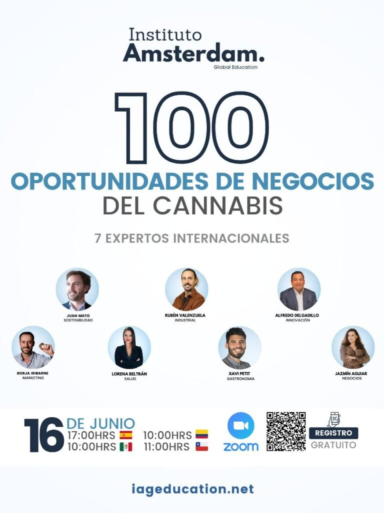 Curso 100 oportunidades de negocios cannabis cannatlan