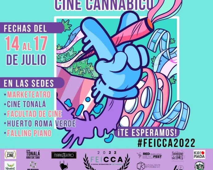 Festival internacional de Cine Cannábico 5° Edición, Mx Del 14-17 de Julio 2022 cannatlan
