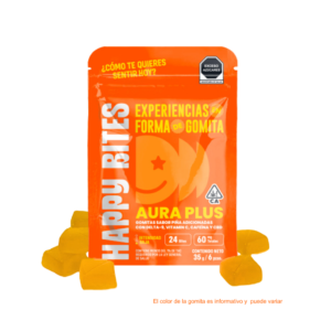 Happy Bites, Gomitas Magicas, Gomitas cannabicas, Aura